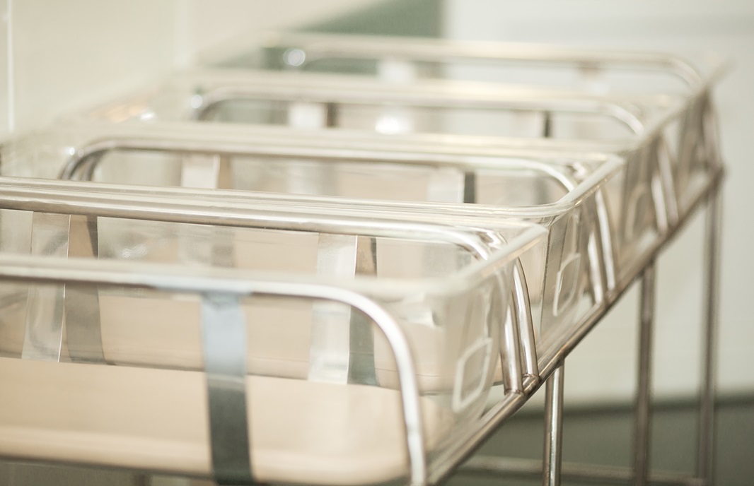 baby containers in the maternity hospital